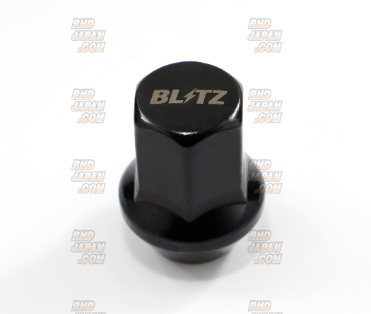Blitz Lug Nut Set 20P Black - M12x1.25 - RHDJapan